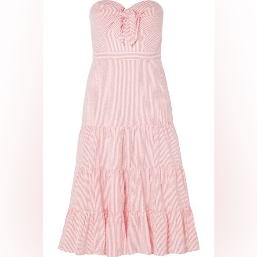 J. Crew Pink Strapless Dress